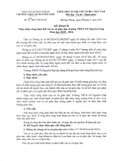 Kế hoạch thực hiện công khai đối với cơ sở giáo dục trường THCS Võ Nguyên Giáp năm học 2025 - 2026